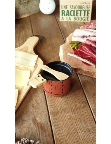 Raclette À La Bougie Lumi 2 Sets Individuels Rouge