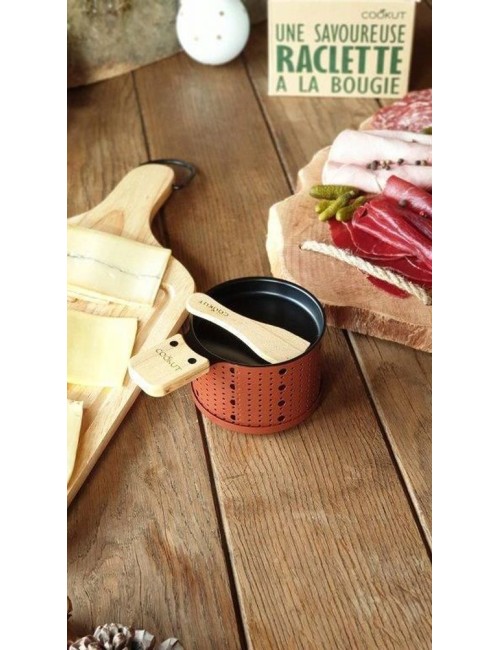 Raclette À La Bougie Lumi 2 Sets Individuels Rouge