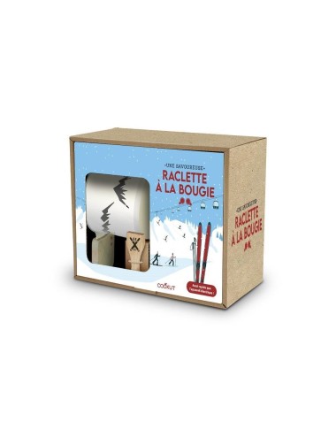 Coffret Raclette À La Bougie Lumi 2 Personnes Montagne Blanche