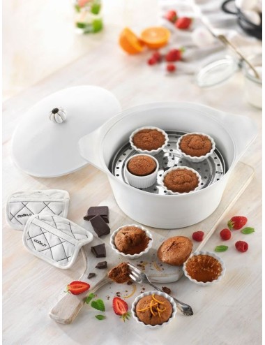 Cocotte 28 Cm Blanc