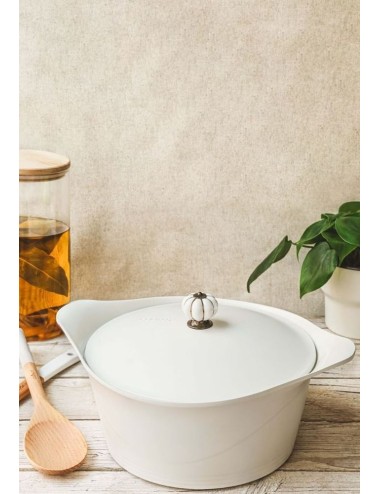 Cocotte 28 Cm Blanc