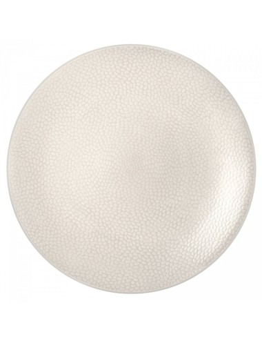 Assiette Plate Stone Ivoire