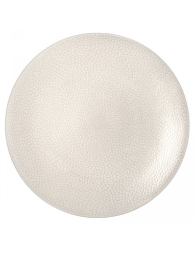 Assiette Plate Stone Ivoire