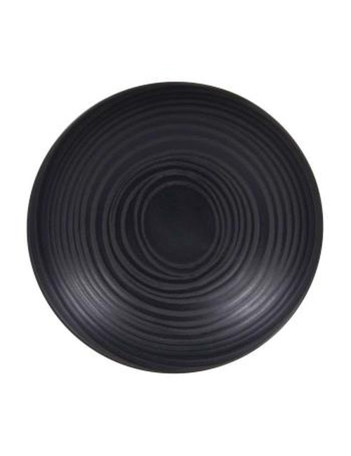 Assiette Creuse Moon Noire 22Cm