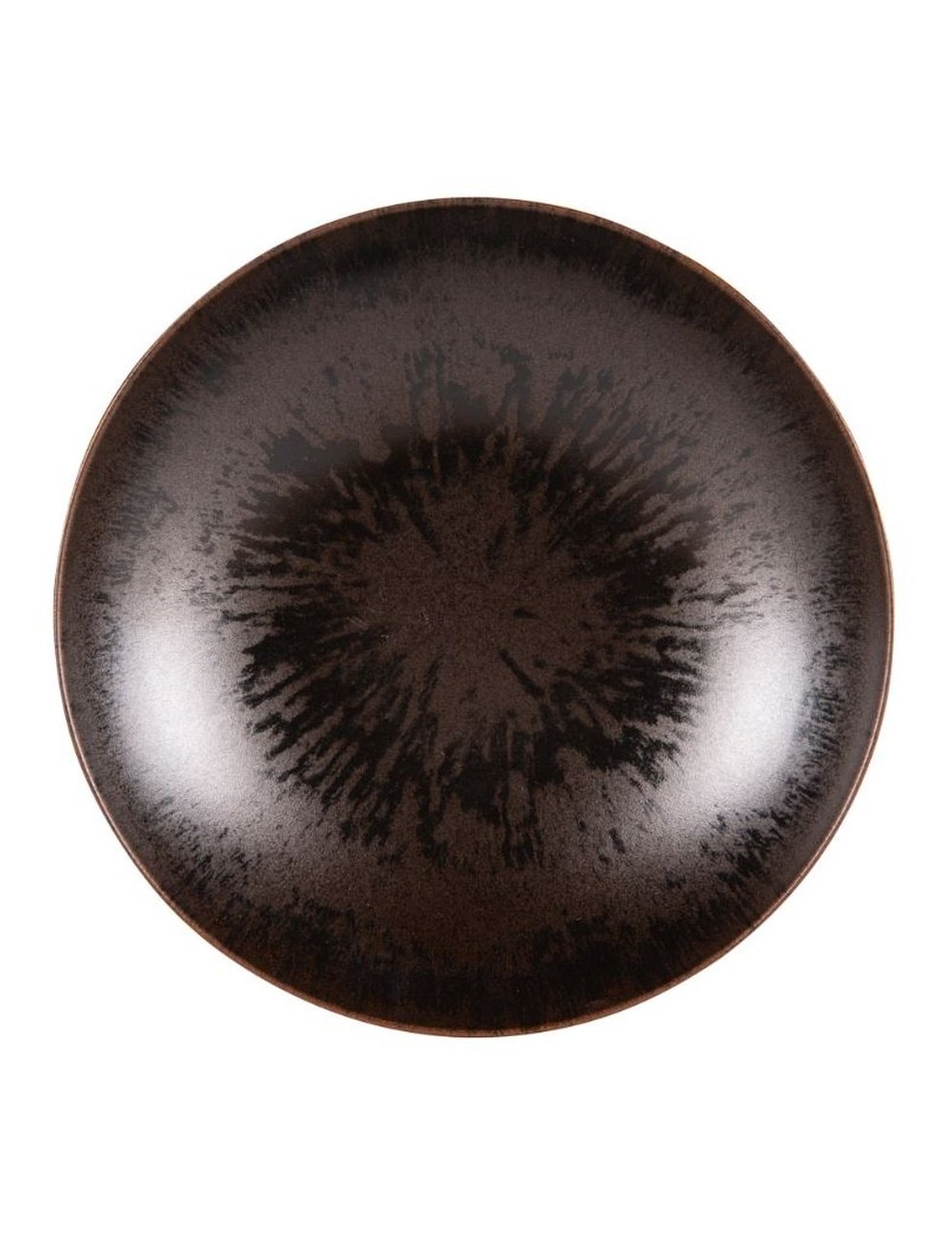 Assiette Plate Onyx Noir 27 Cm