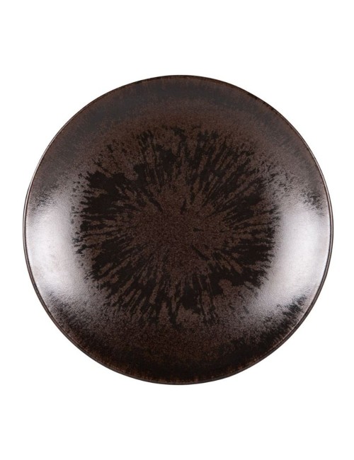 Assiette Calotte Onyx Noir 22 Cm