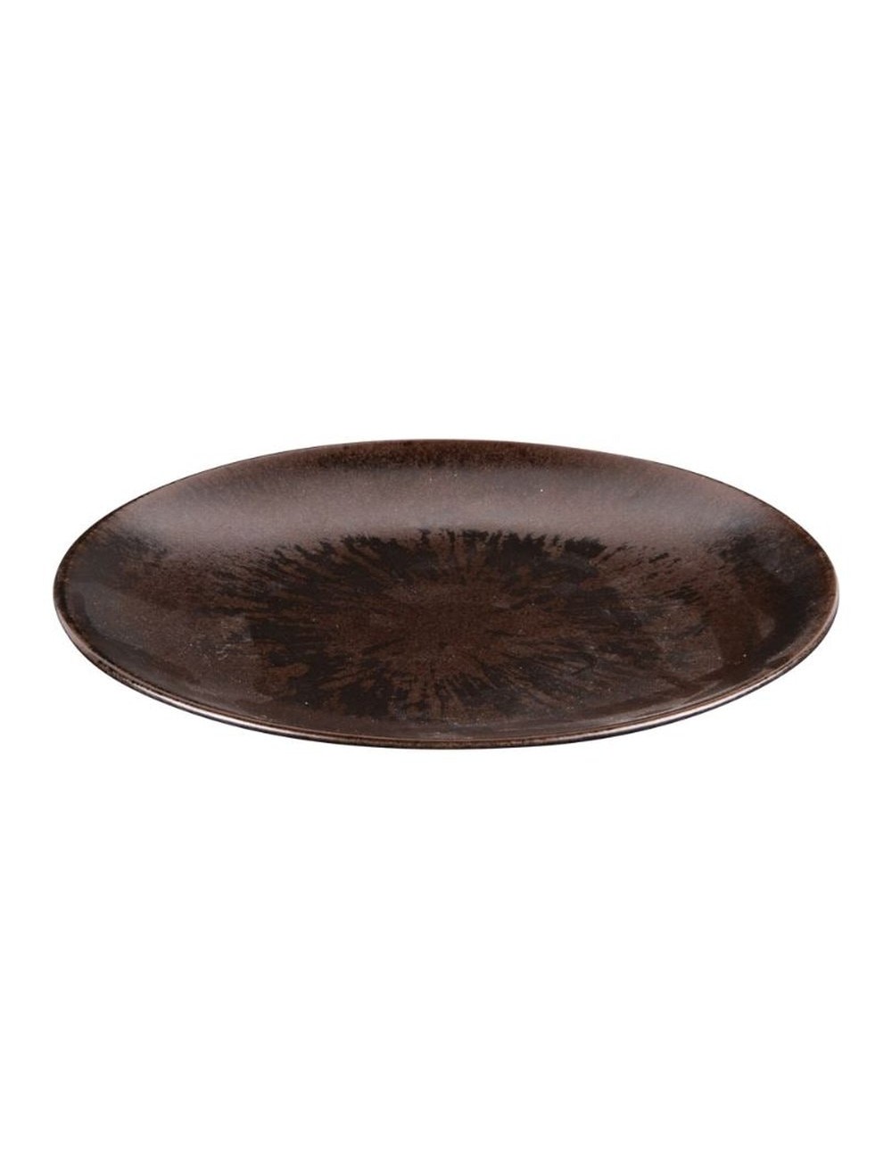 Assiette Dessert Onyx Noir 21 Cm