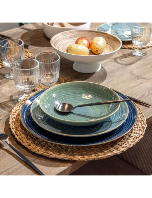 Assiette Dessert Moon Lagon 21 Cm
