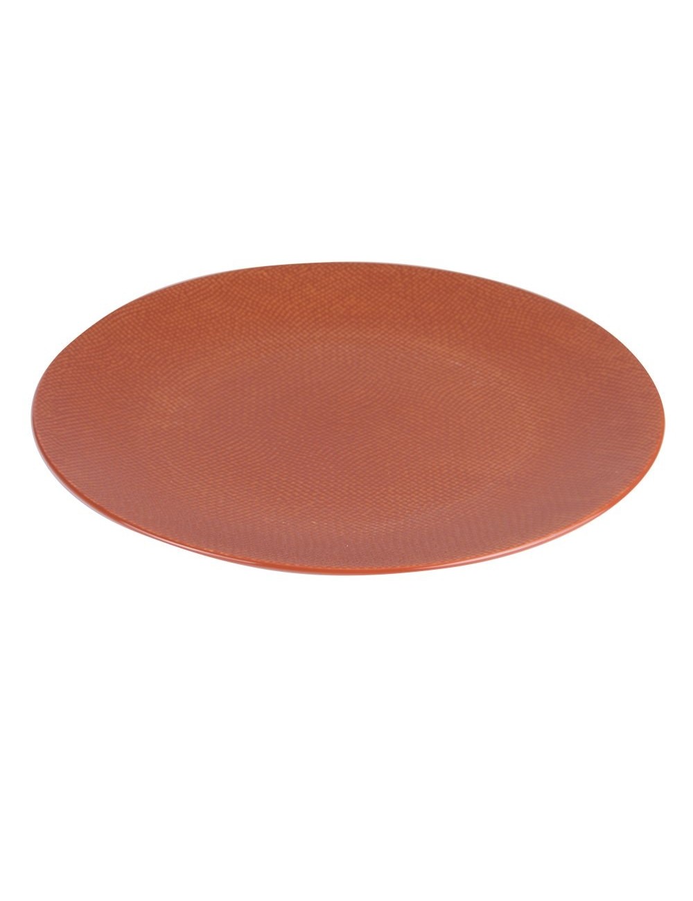 Assiette Plate Vesuvio Terracotta 27 Cm