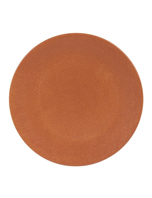 Assiette Plate Vesuvio Terracotta 27 Cm