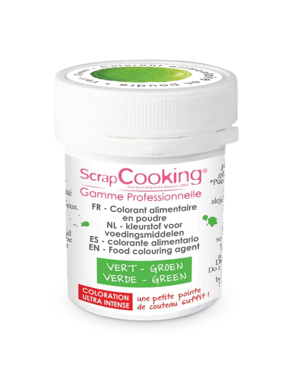 Colorant Alimentaire En Poudre Vert 5G