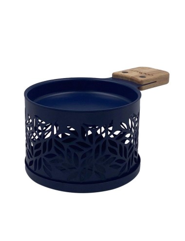 Coffret Raclette À La Bougie Lumi 2 Personnes Feuille Bleue