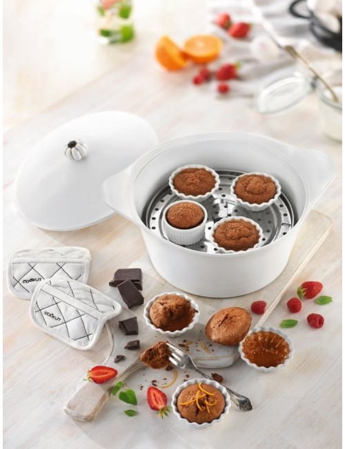 Cocotte 24 Cm Blanc