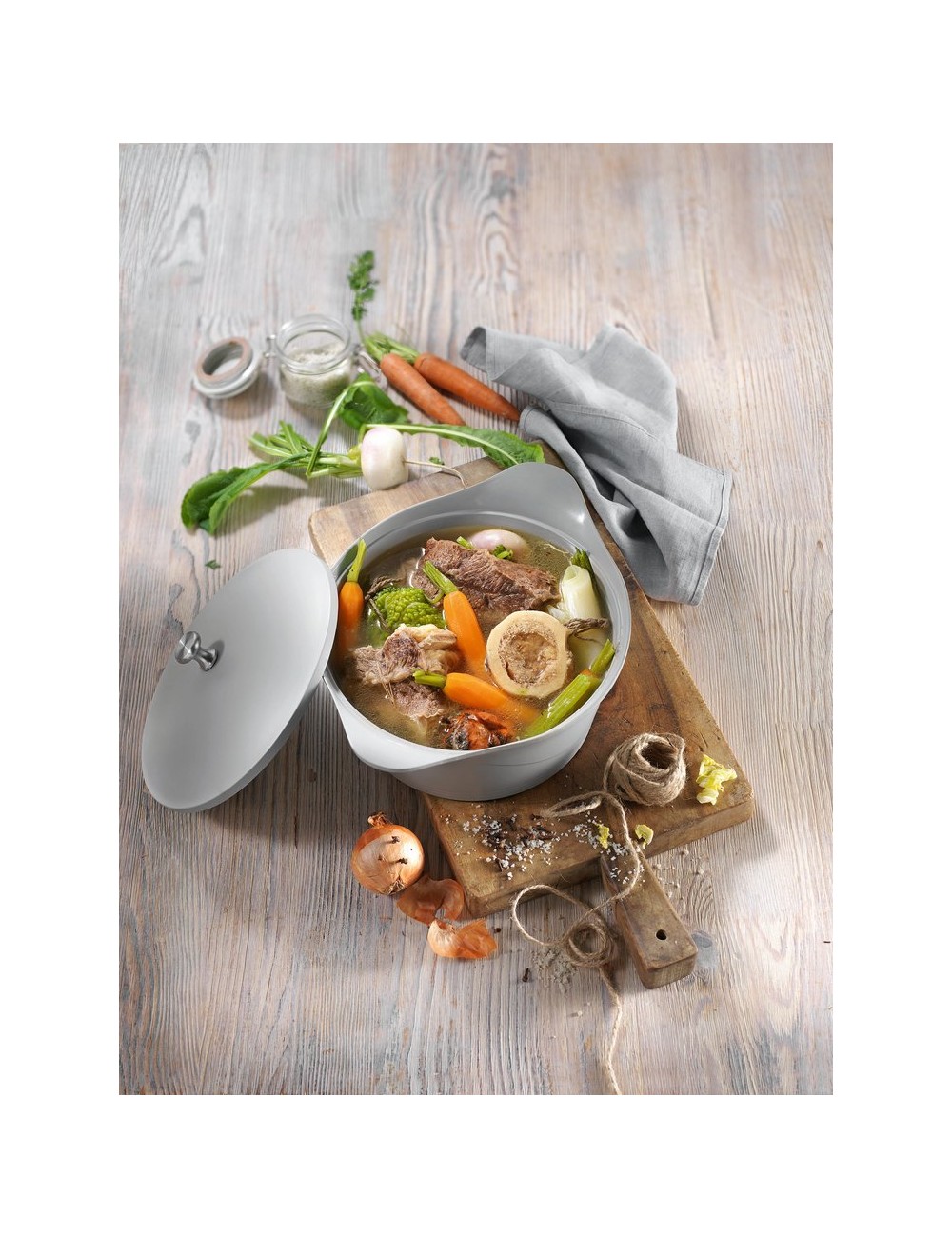 Cocotte 24 Cm Gris