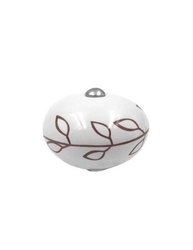Poignée Boule Céramique Blanche