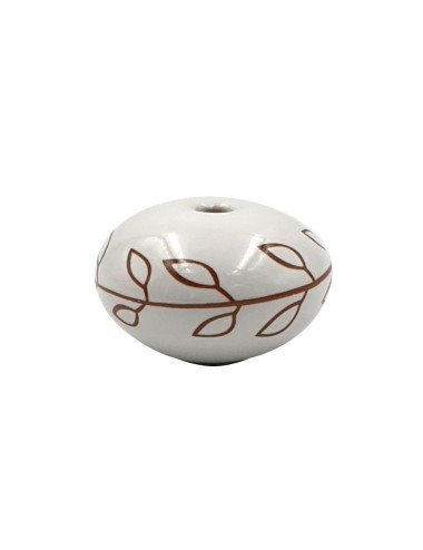 Poignée Boule Céramique Blanche