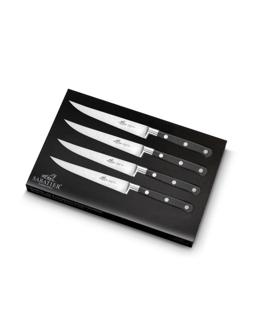 Coffret 4 Couteaux À Steak Licorne Lame Lisse