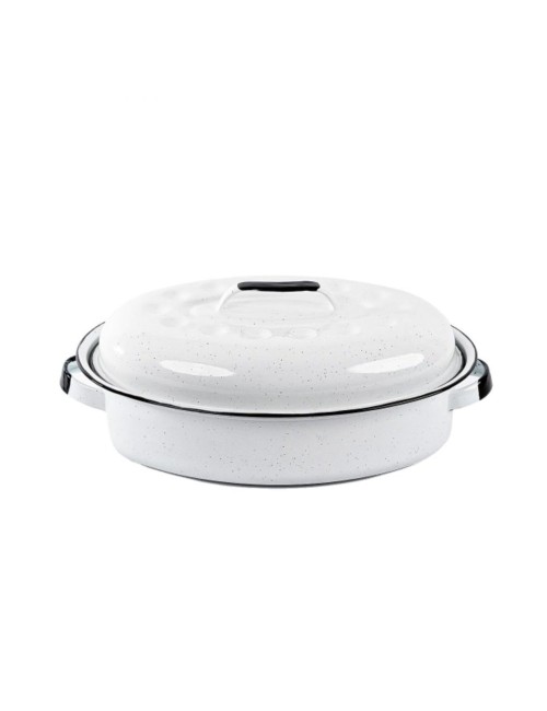 Cocotte Roaster Américaine Blanche - Édition Limitée