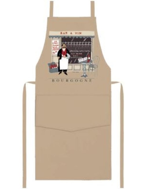 Tablier Adulte Bar A Vin-Bourgogne