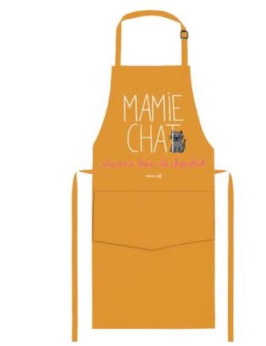 Tablier Adulte Mamie Chat