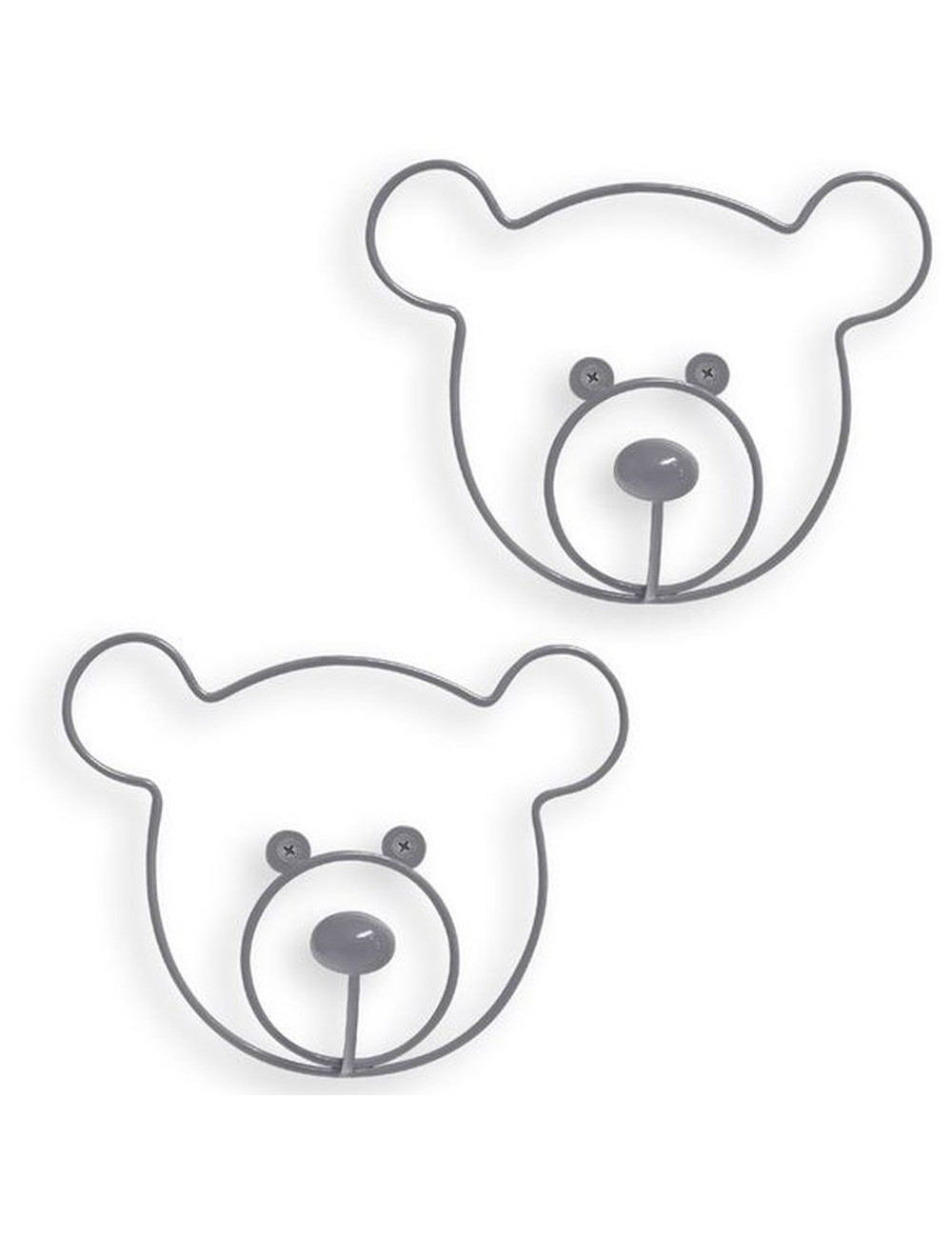 Patere Tête Ours X2