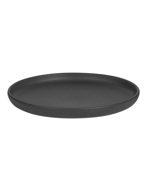 Assiette Dessert Uno Noir 22 cm