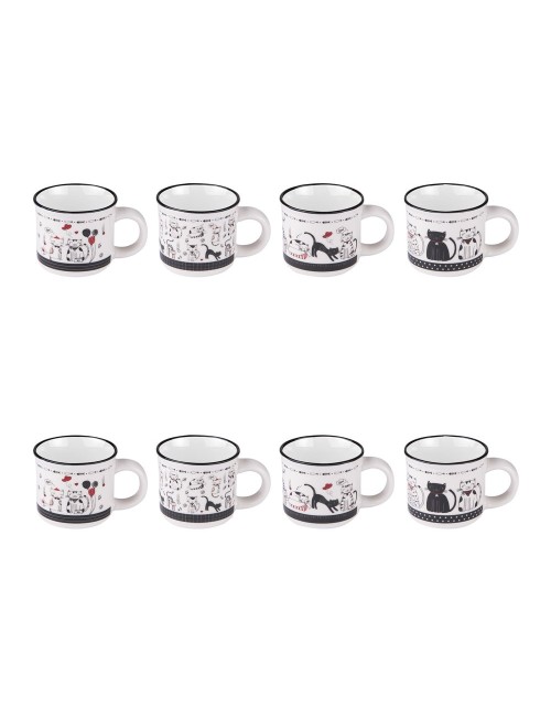 Coffret De 8 Tasses Félix