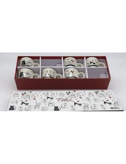 Coffret De 8 Tasses Félix