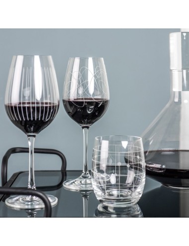 6 Verres A Pied Graphik 35 Cl