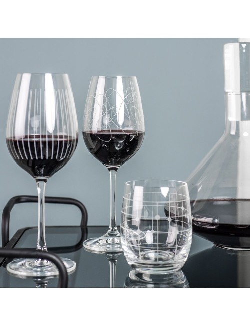 6 Verres A Pied Graphik 35 Cl