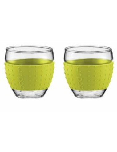Set De Deux Verre Vert