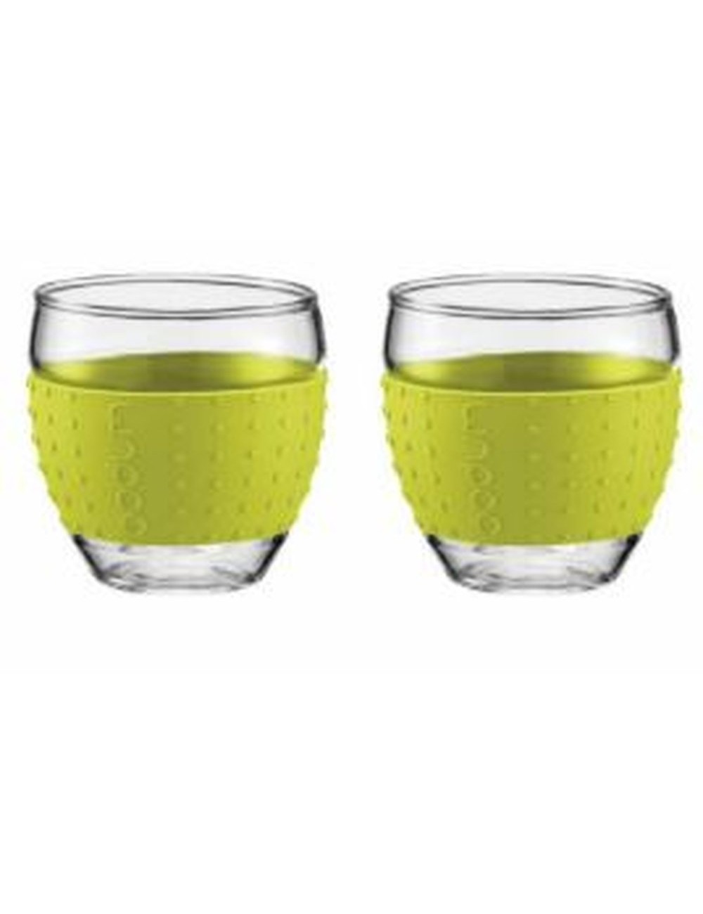 Set De Deux Verre Vert