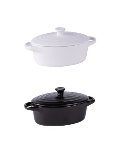 Mini Cocotte En Grès Blanc 16Cm