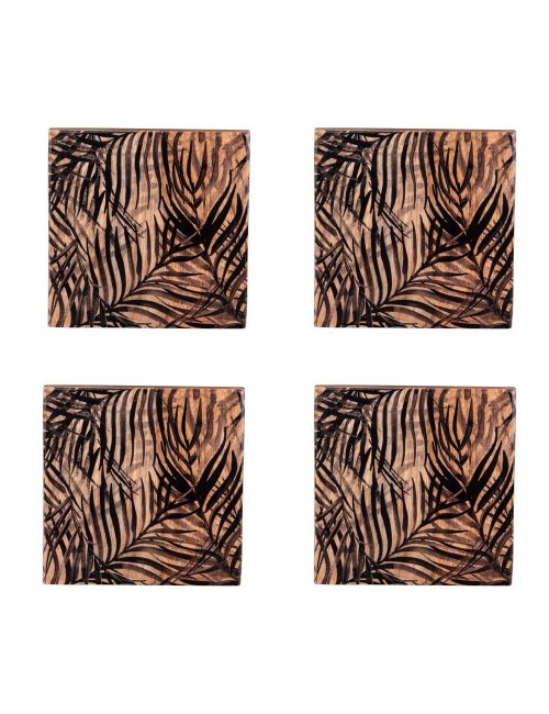 Set De 4 Dessous De Verre Phoenix 10Cm