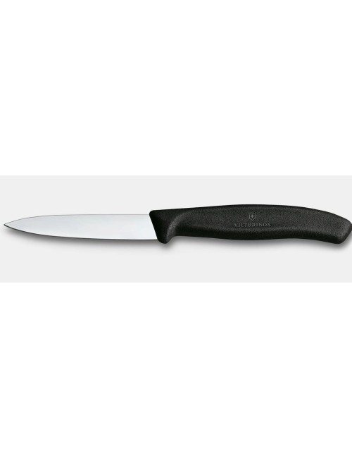 Couteau D'Office Victor 8Cm Noir Lisse