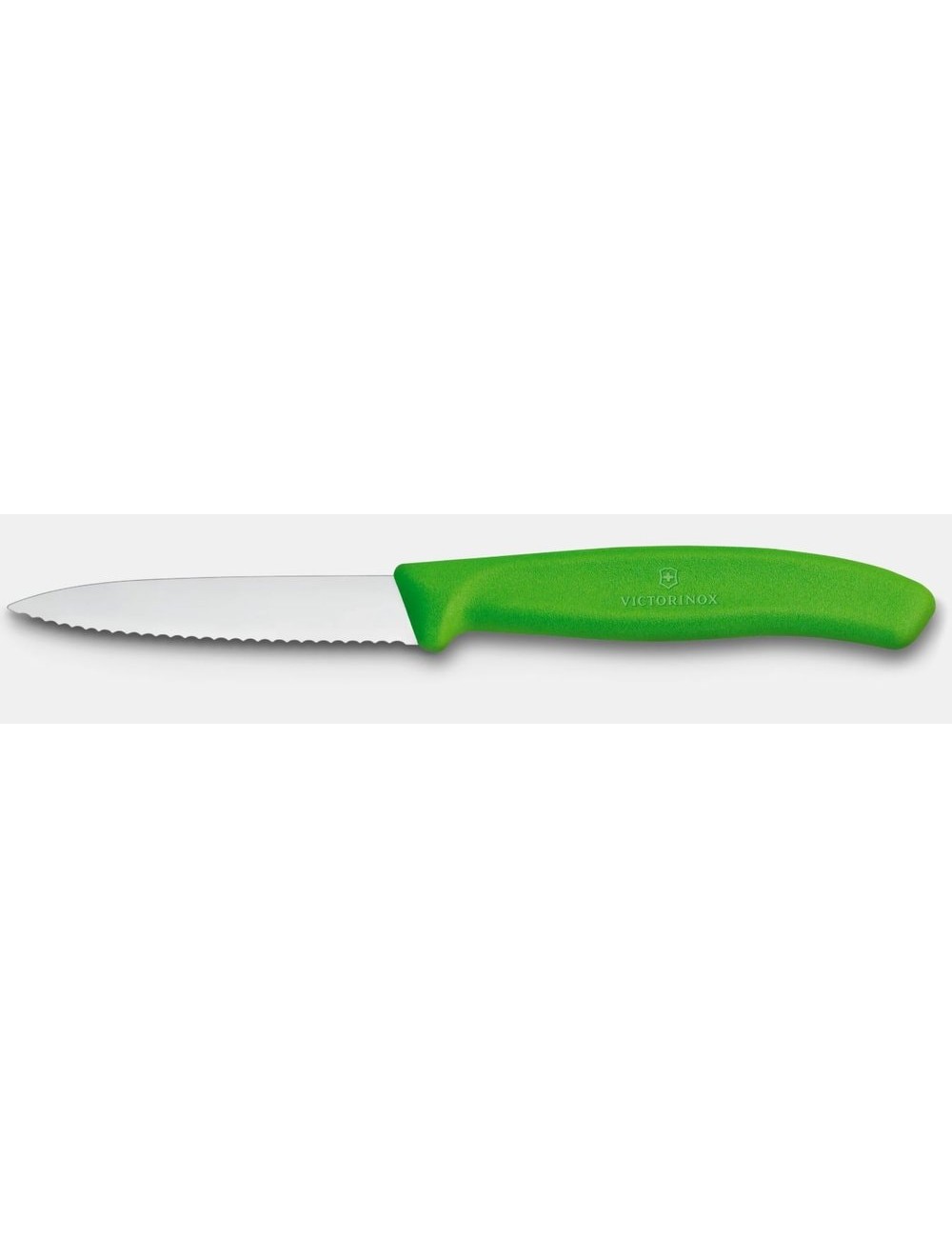 Couteau D'Office Victor 8Cm Vert A Dent