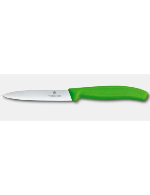 Couteau D'Office Victor 10Cm Vert Lisse