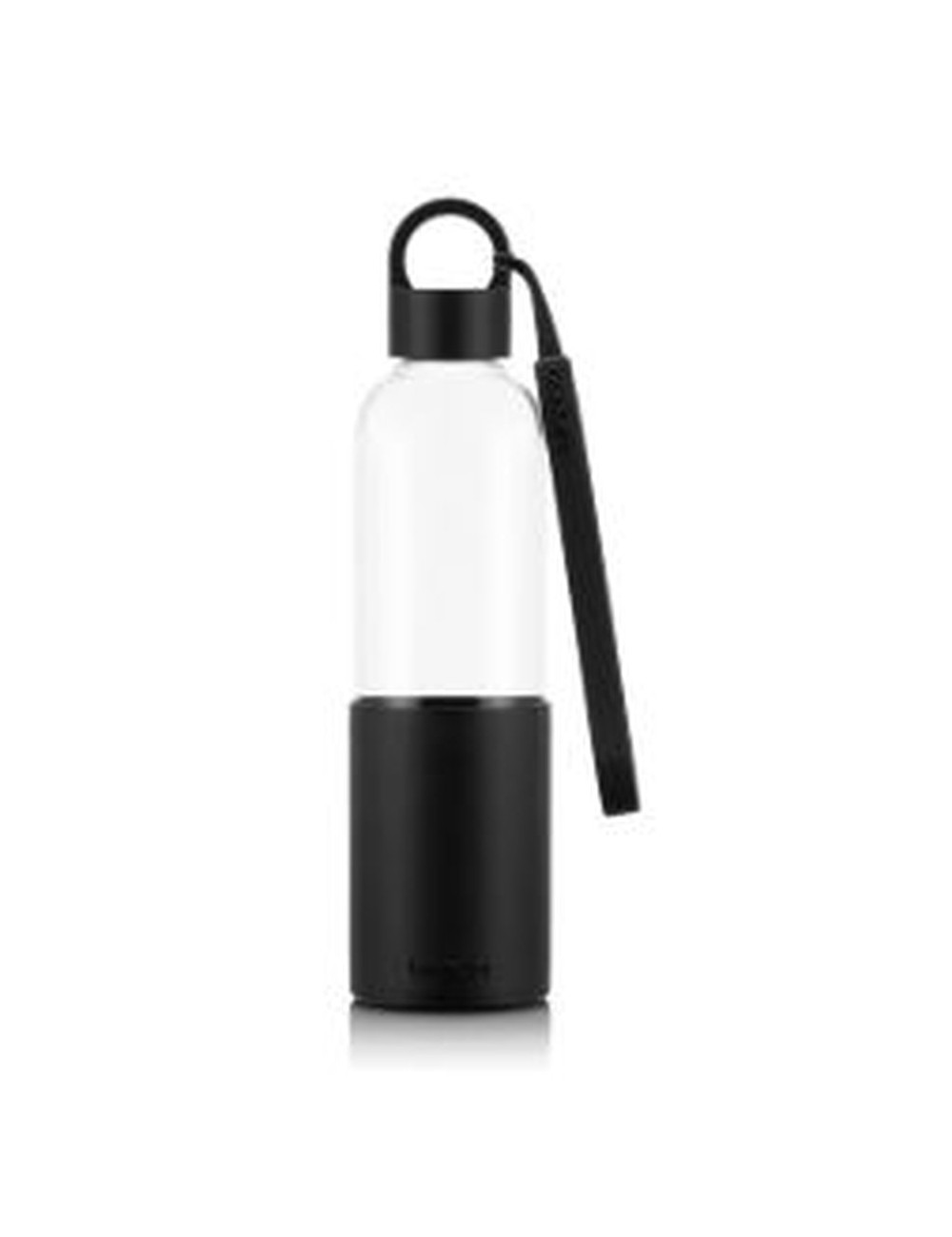 Melior Gourde À Emporter En Verre, Manchon Silicone Couleur, Bouchon À Vis Noir