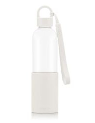 Melior Gourde À Emporter En Verre, Manchon Silicone Couleur, Bouchon À Vis Blanc