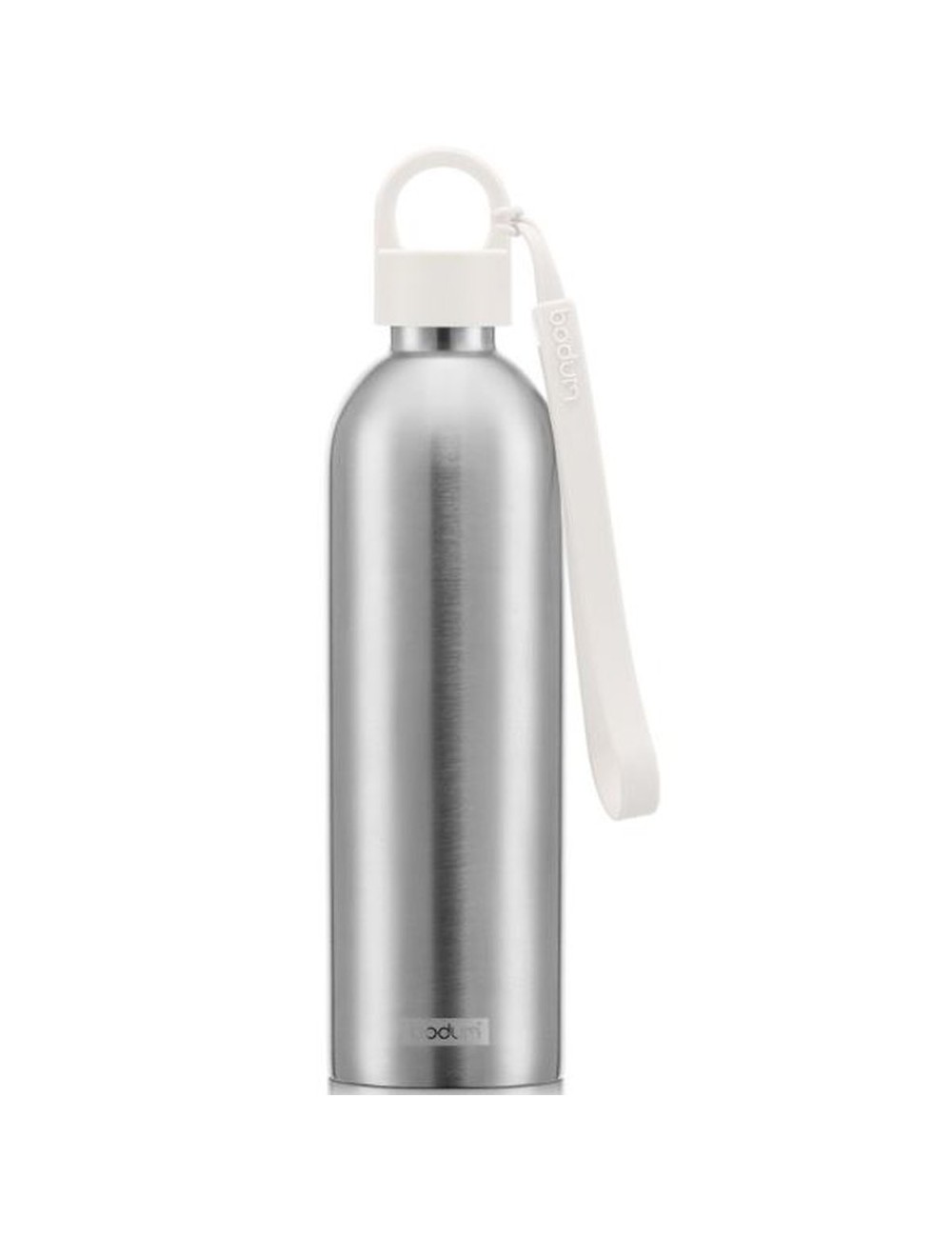 Melior Gourde À Emporter Isotherme En Inox Double Paroi, Bouchon À Vis, 0.5 L Blanc