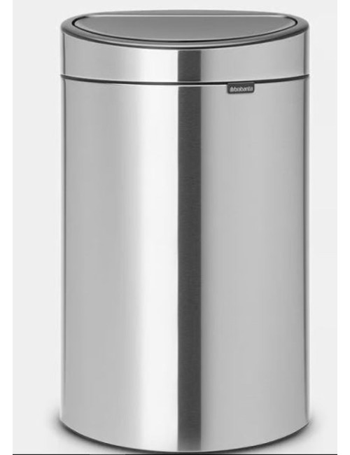 Poubelle Touch Bin New 40 L Matt Steel