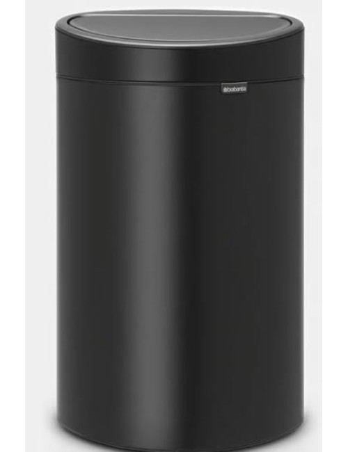 Poubelle Touch Bin New 40 Litres - Matt Black