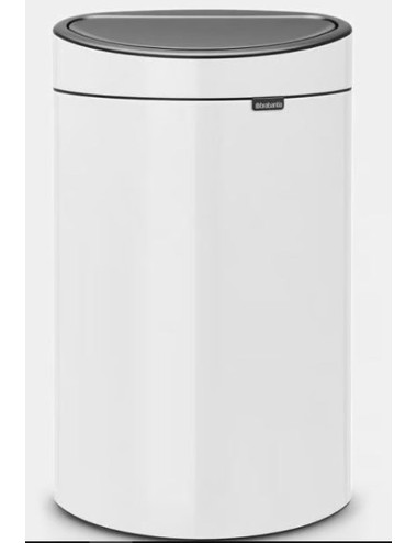 Poubelle Touch Bin New 40L White
