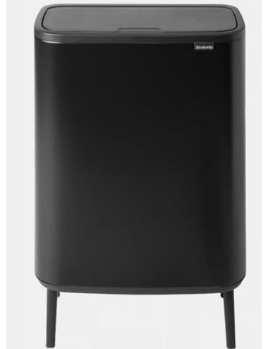 Bo Touch Bin Hi 
2 X 30 Litres - Matt Black