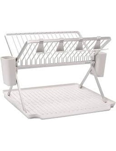 Egouttoir À Vaisselle Pliable Sinkside, Small - Light Grey