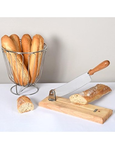 Coupe Pain Avec Le Socle En Bois