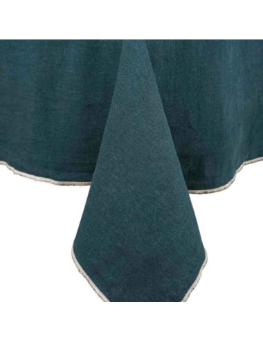 Nappe Venise Bleu de prusse 160x160cm