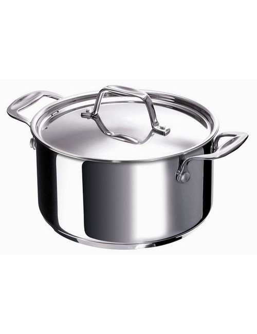 Faitout Chef Inox 26Cm + Couvercle