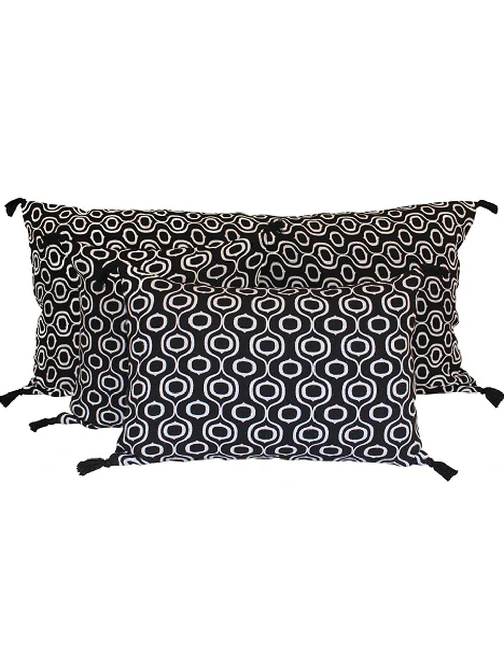 Housse de couette Ubud Charbon 40x60cm