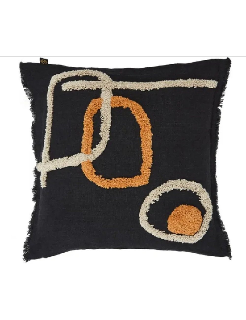 Housse de couette Tikri Noire 45x45cm